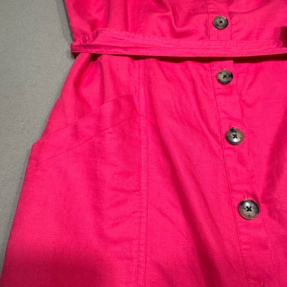 LOFT Pink Sleeveless Smocked Sundress - Picture 6 of 6